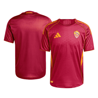 Roma Mens Home Soccer Jersey 2025/26 Red - Player Version