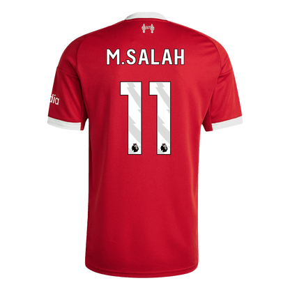 M.SALAH #11 Liverpool Mens Home Soccer Jersey 2025/26 Red
