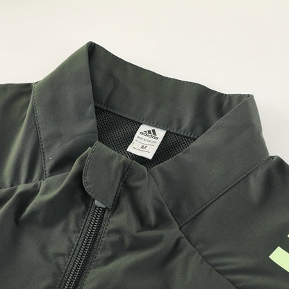 Real Madrid Mens Windbreaker Jacket 2025/26 Green