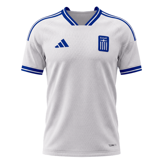 Greece Mens Home Soccer Jersey World Cup 2026 White