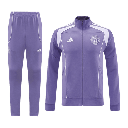 Manchester United Mens Training Tracksuit Kit 2025/26 Purple