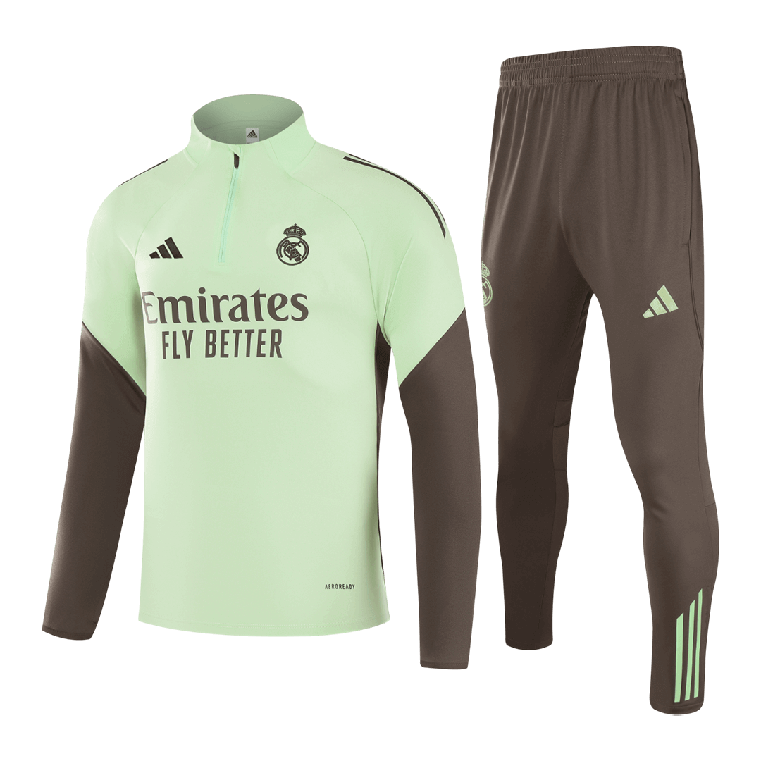 Real Madrid Kids Training Tracksuit Kit 2025/26 Green
