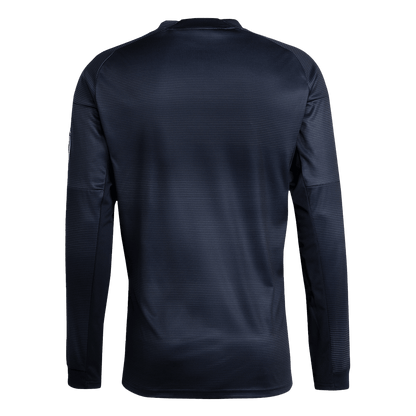 Real Madrid Mens Away Long Sleeve Soccer Jersey 2025/26 Navy