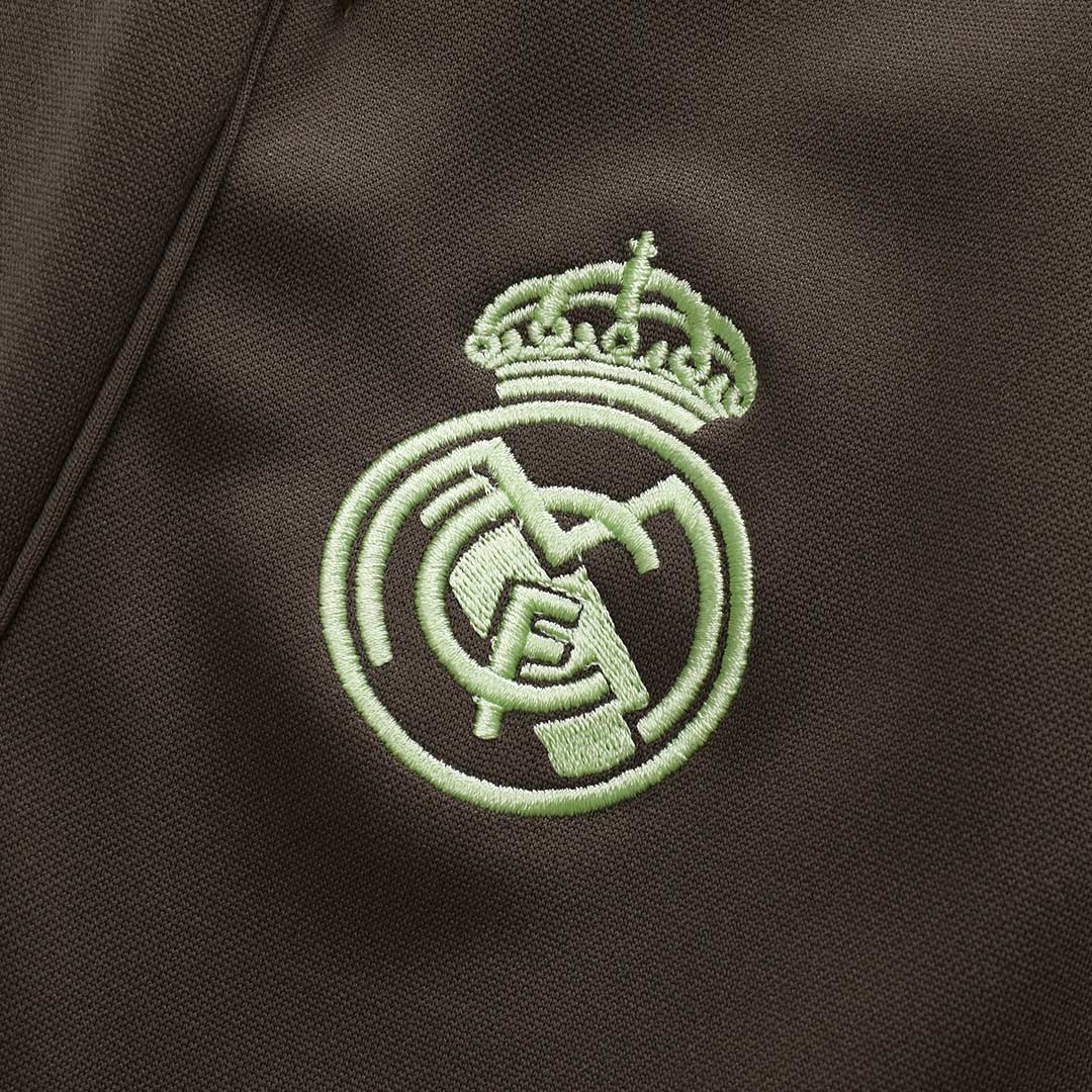 Real Madrid Mens Training Tracksuit Kit 2025/26 Green