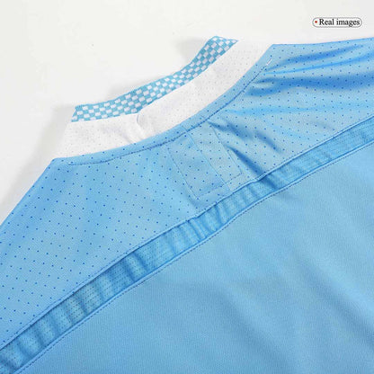 Retro Manchester City Mens Home Soccer Jersey 2011/12 Blue