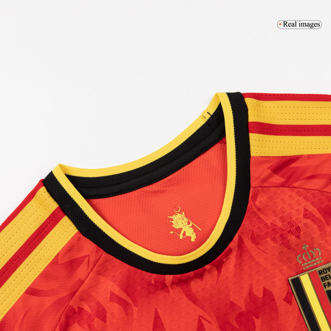 Belgium Mens Home Soccer Jersey World Cup 2026 Red - Player Version