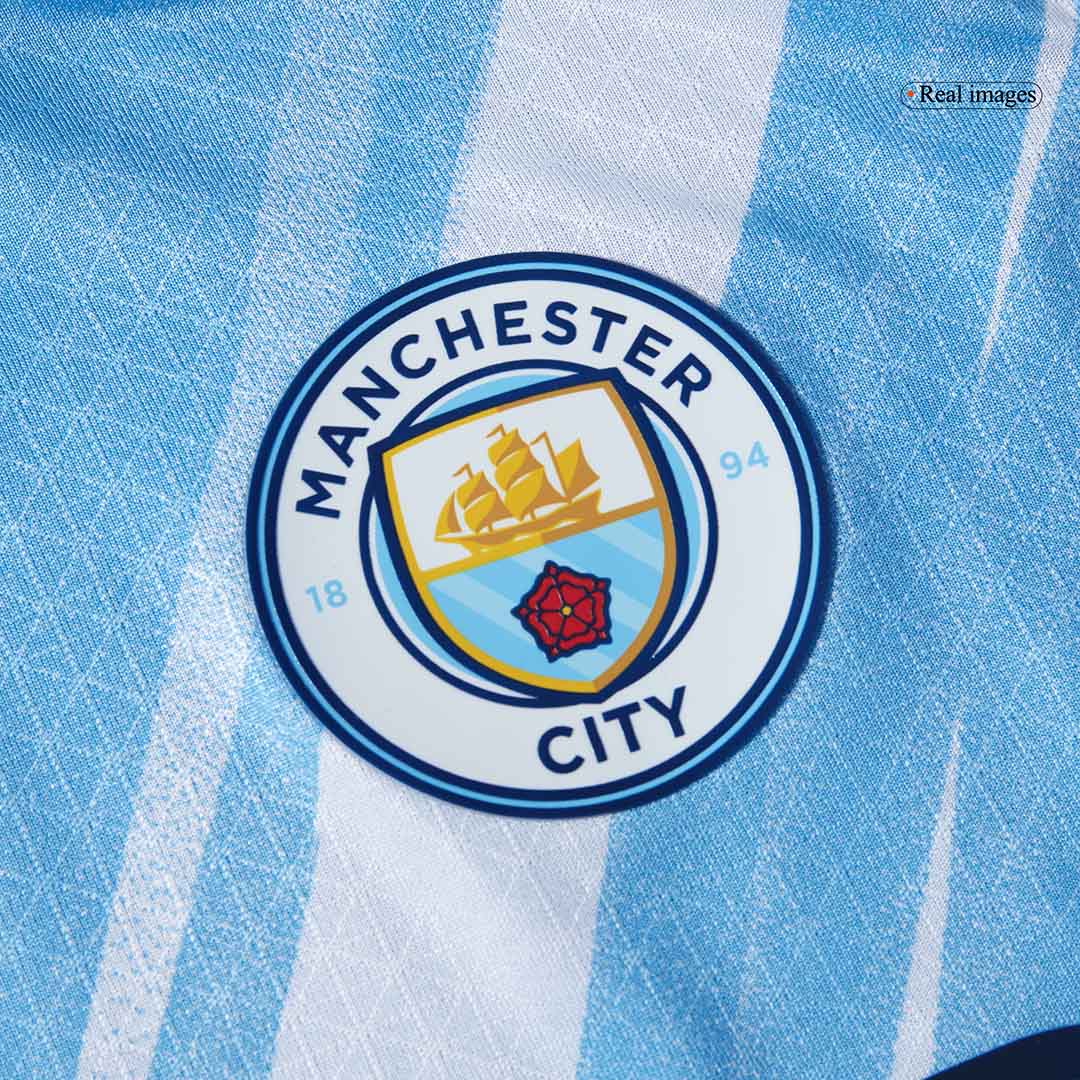 HAALAND #9 Manchester City Mens Home Soccer Jersey 2025/26 Blue - Player Version