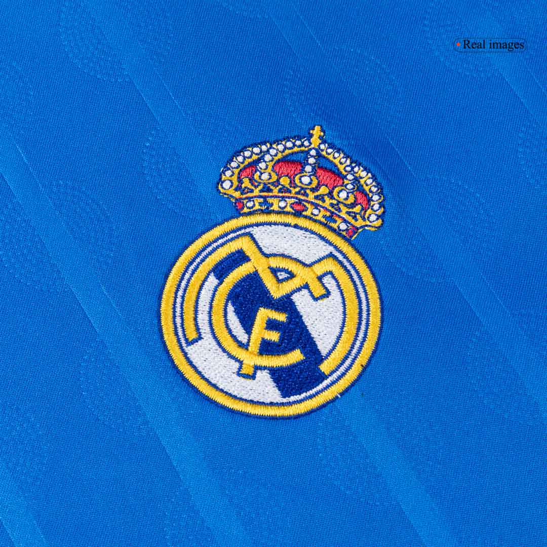 Real Madrid Mens Third Away Soccer Kit 2025/26 Blue