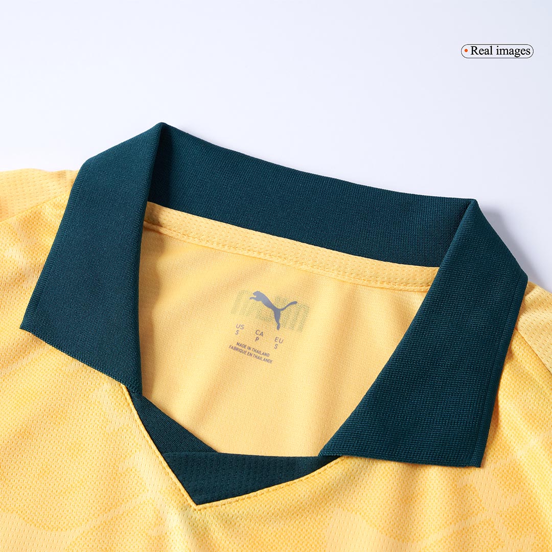 AC Milan Mens Third Away Soccer Kit 2025/26 Yellow