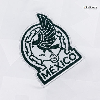 Mexico Mens Away Long Sleeve Soccer Jersey World Cup 2026 White