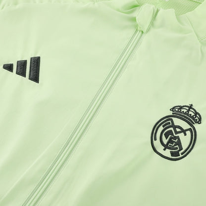 Real Madrid Mens Windbreaker Jacket 2025/26 Green