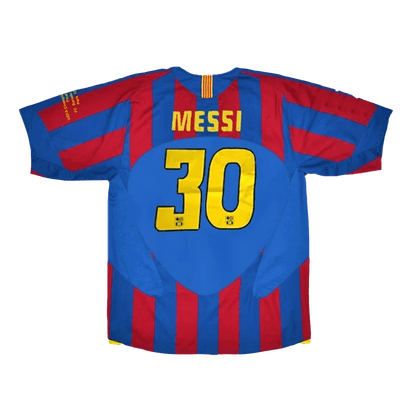 Retro MESSI #30 Barcelona Mens Home Soccer Jersey UCL Final UCL 2005/06