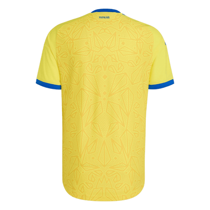 Ukraine Mens Home Soccer Jersey World Cup 2026 Yellow