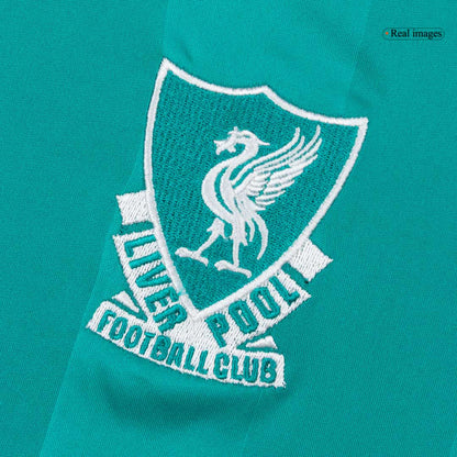 Liverpool Mens Third Away Soccer Kit 2025/26 Green