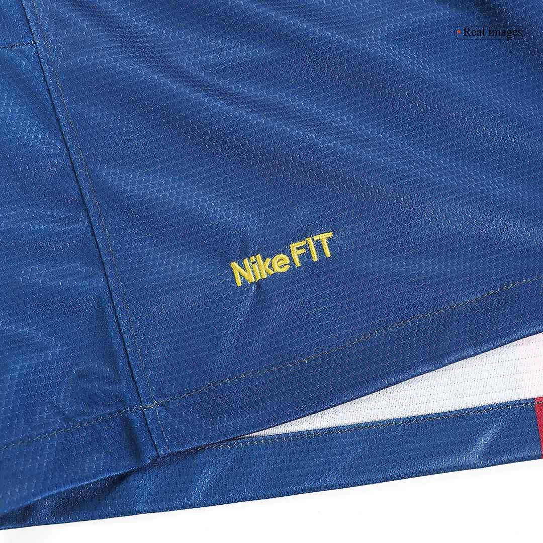 Retro XAVI #6 Barcelona Mens Home Soccer Jersey UCL Final UCL 2008/09 Blue&Red