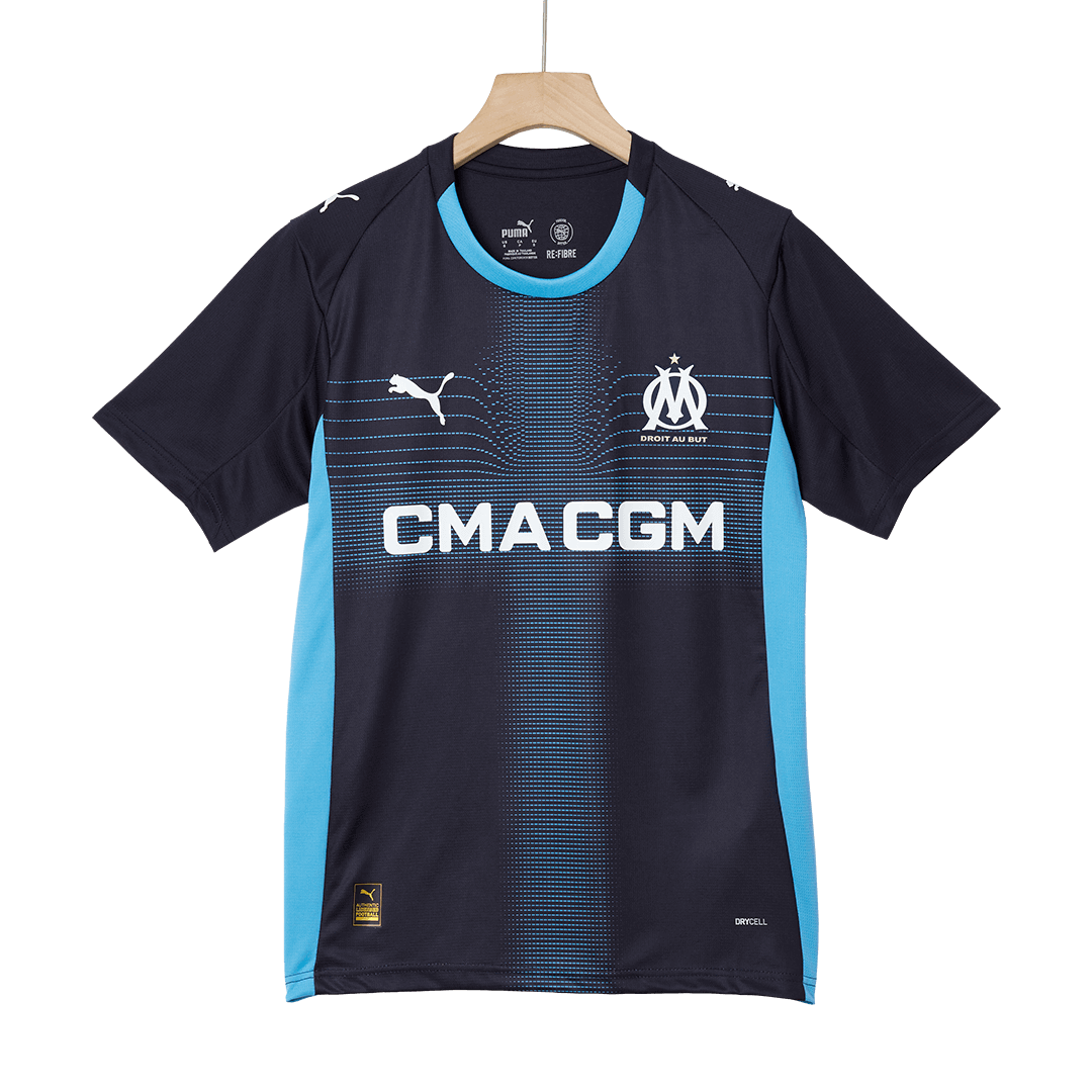 Marseille Mens Away Soccer Jersey 2025/26 Navy