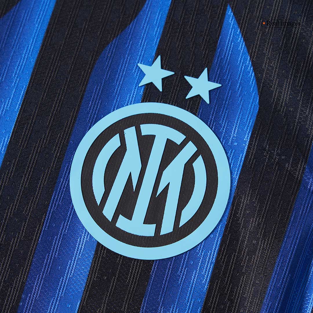 THURAM #9 Inter Milan Mens Home Soccer Jersey 2025/26 Blue&Black - Player Version