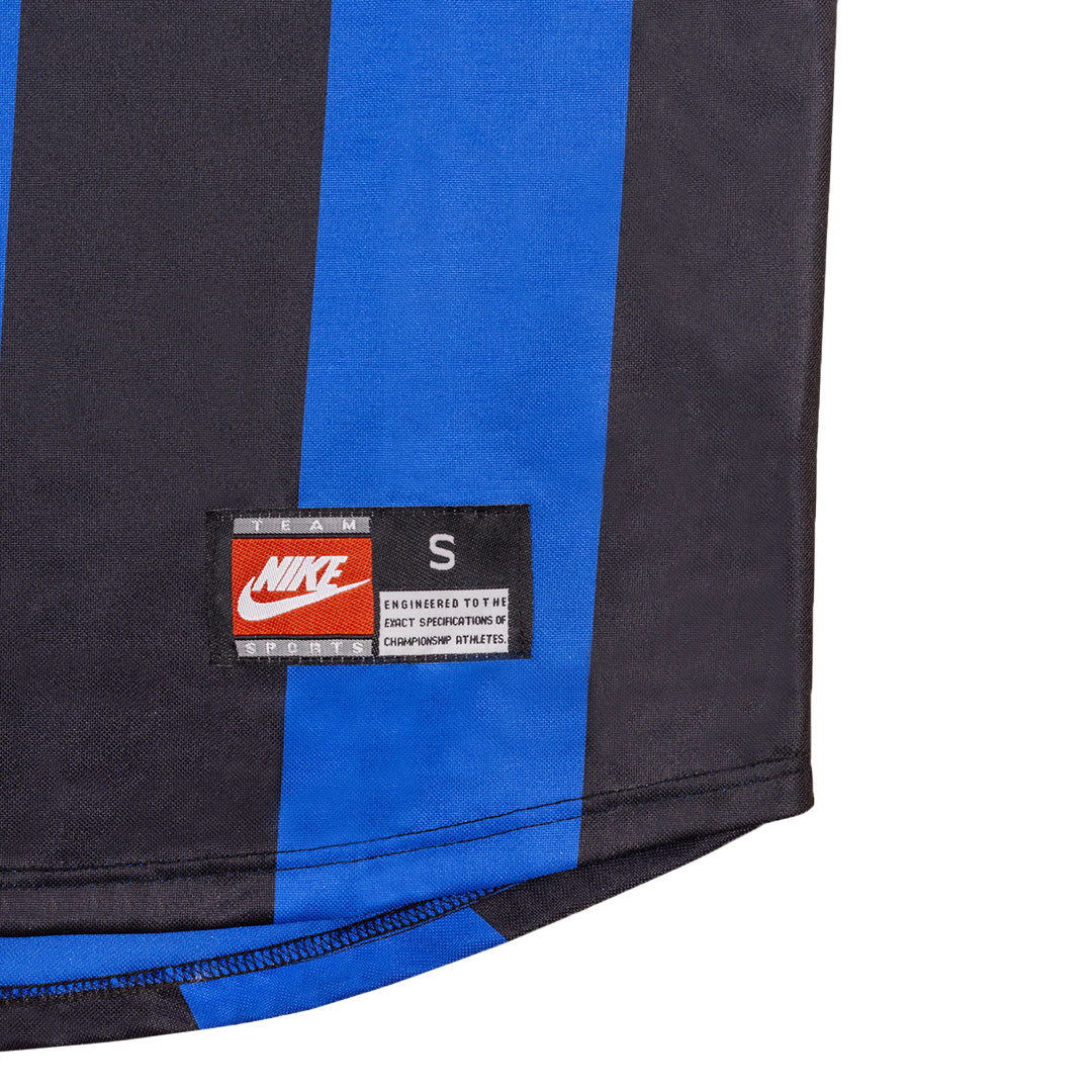 Retro RONALDO #9 Inter Milan Mens Home Soccer Jersey 1999/00 Blue&Black