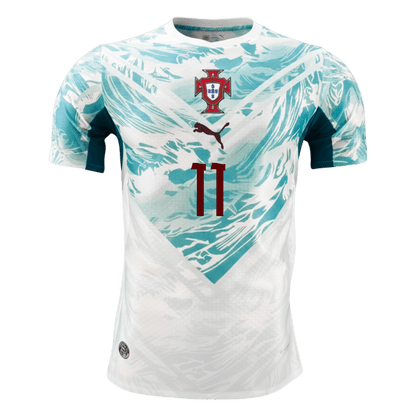 JOÃO FÉLIX #11 Portugal Mens Away Soccer Jersey World Cup 2026 White&Green - Player Version