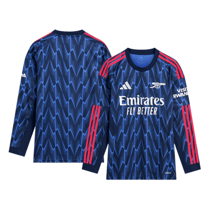 Arsenal Mens Away Long Sleeve Soccer Jersey 2025/26 Navy