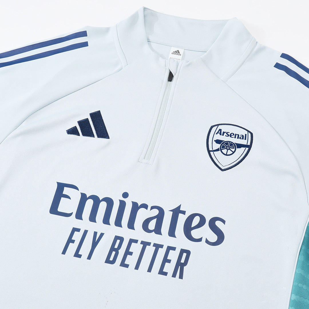 Arsenal Mens Training Tracksuit Kit 2025/26 White