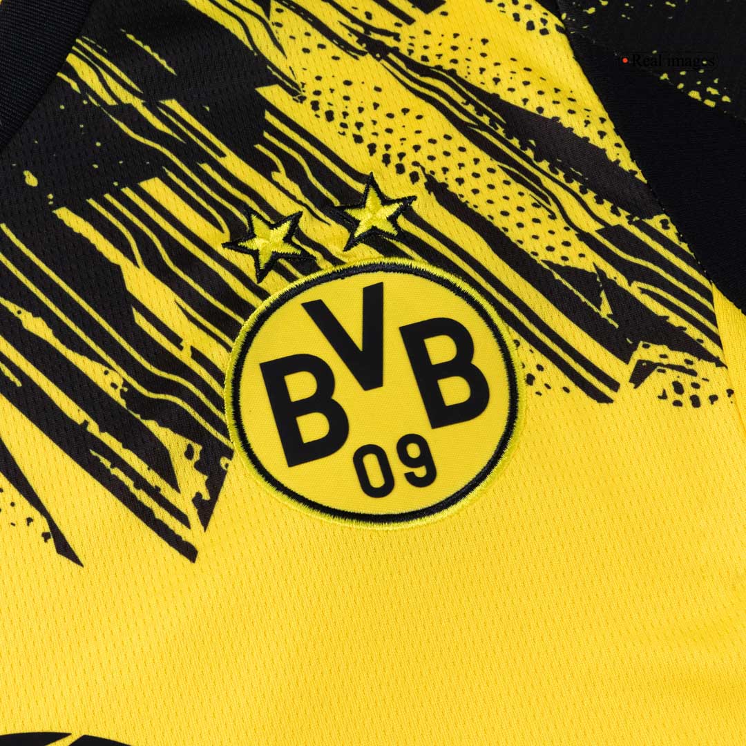 Borussia Dortmund Mens Home Soccer Jersey 2025/26 Yellow