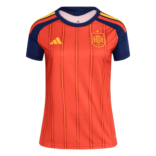 Spain Womens Home Soccer Jersey World Cup 2026 Red
