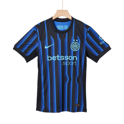 DUMFRIES #2 Inter Milan Mens Home Soccer Jersey 2025/26 Blue&Black - Player Version