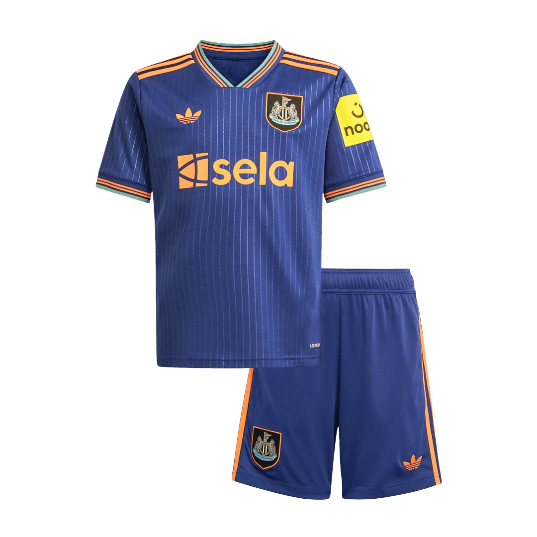 Newcastle United Kids Third Away Soccer Kit 2025/26 Navy