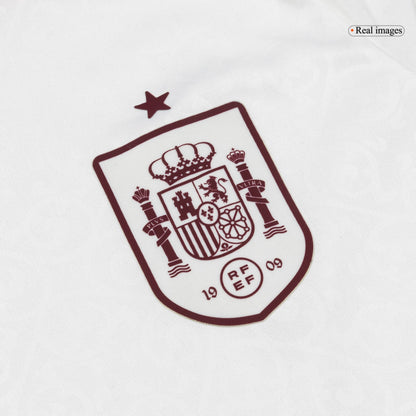Spain Kids Away Soccer Kit 2026 White