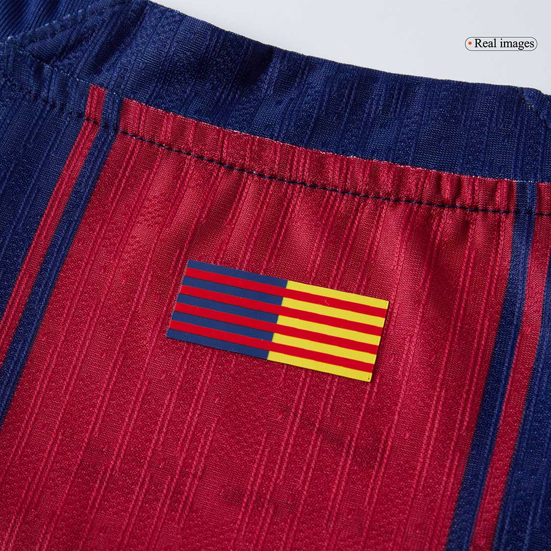 RAPHINHA #11 Barcelona Mens Home Soccer Jersey 2025/26 Red&Blue - Player Version