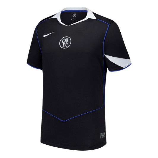 Chelsea Mens Third Away Soccer Jersey 2025/26 Black