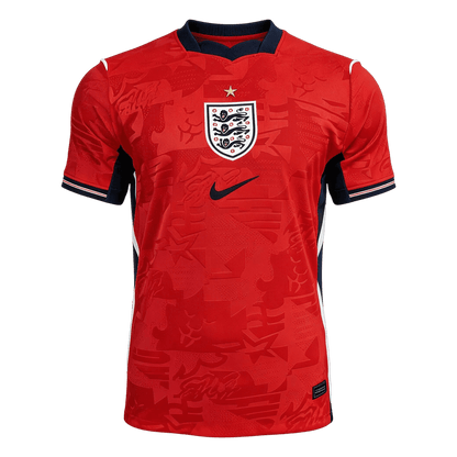 England Mens Away Soccer Jersey World Cup 2026 Red - Player Version