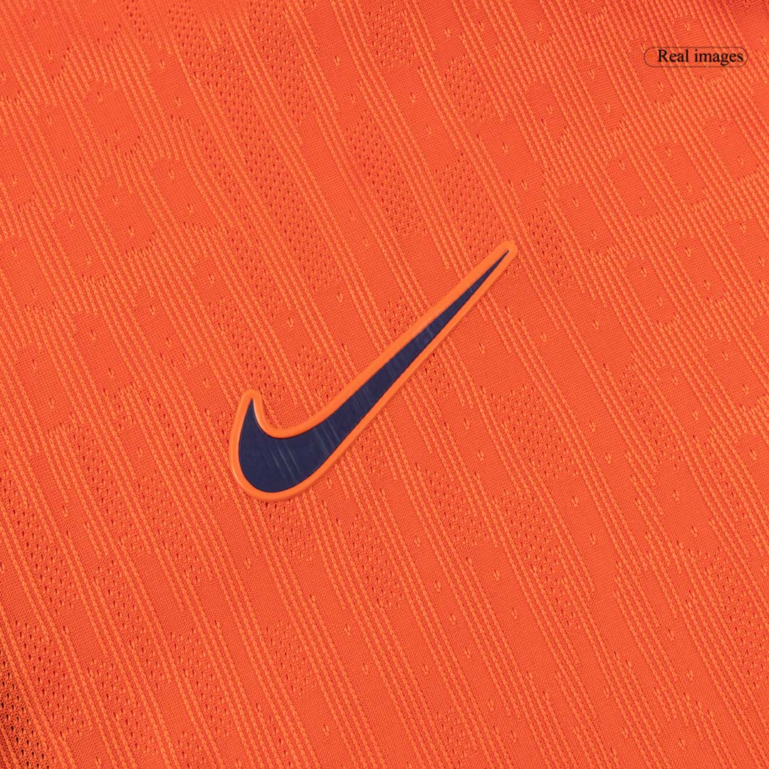XAVI #7 Netherlands Mens Home Soccer Jersey World Cup 2026 Orange - Player Version