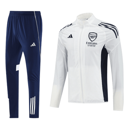 Arsenal Mens Training Tracksuit Kit 2025/26 White