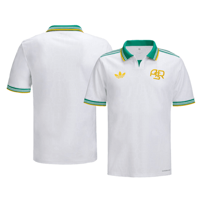 Roma Mens Third Away Soccer Jersey 2025/26 White