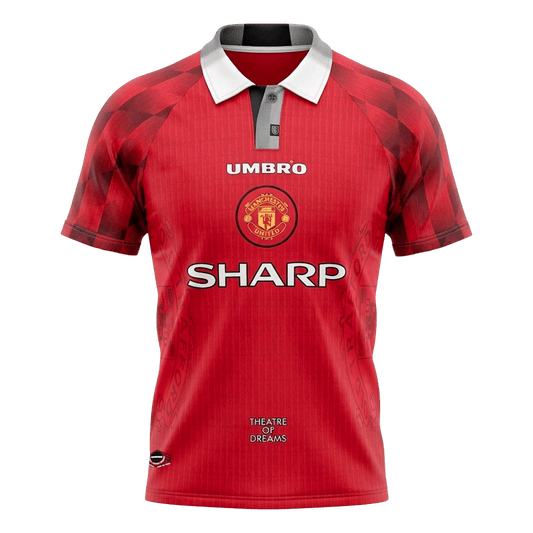 Retro Manchester United Mens Home Soccer Jersey 1996/97 Red