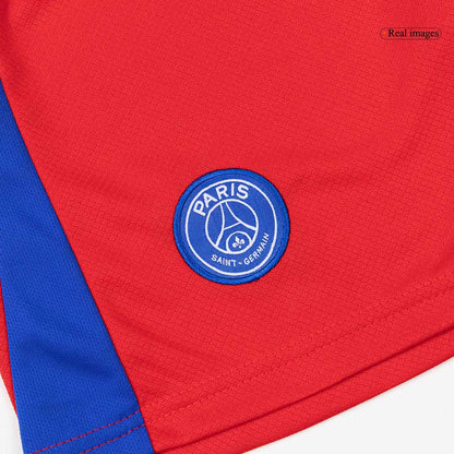 PSG Kids Third Away Soccer Kit 2025/26 Red