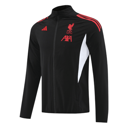 Liverpool Mens Windbreaker Jacket 2025/26 Black