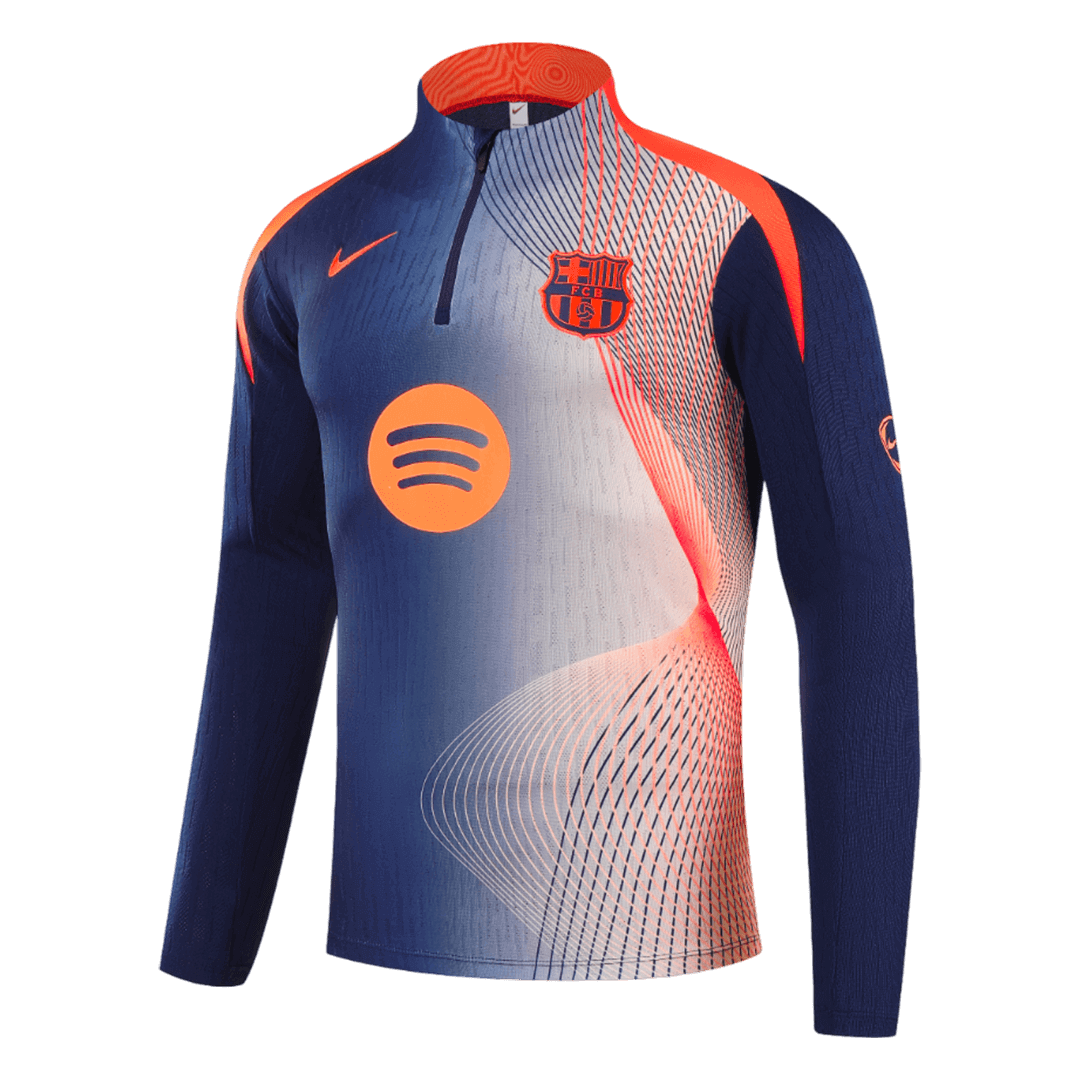 Barcelona Mens Training Tracksuit Kit 2025/26 Black&Orange