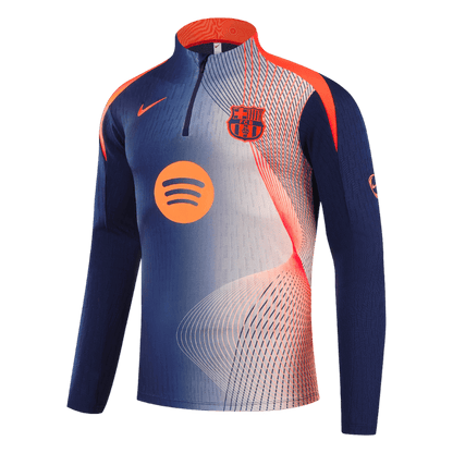 Barcelona Mens Training Tracksuit Kit 2025/26 Black&Orange