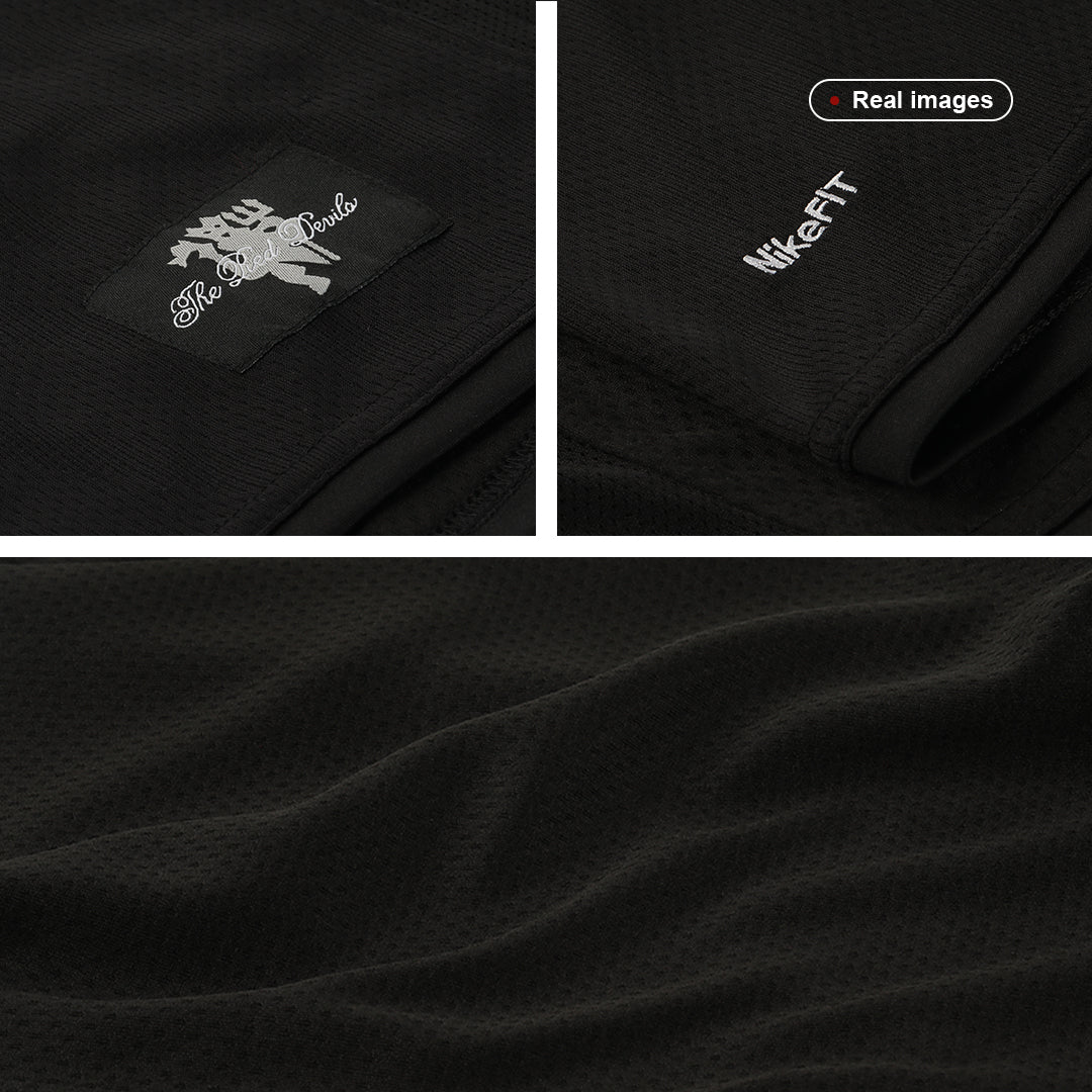 Retro Manchester United Mens Away Soccer Jersey 2007/08 Black