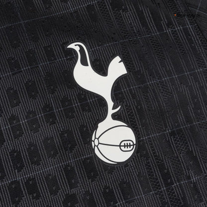 Tottenham Hotspur Mens Away Soccer Jersey 2025/26 Black - Player Version