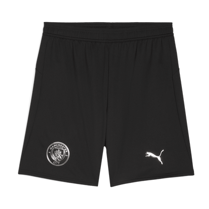 Manchester City Mens Away Soccer Shorts 2025/26 Black