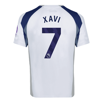 XAVI #7 Tottenham Hotspur Mens Home Soccer Jersey 2025/26 White
