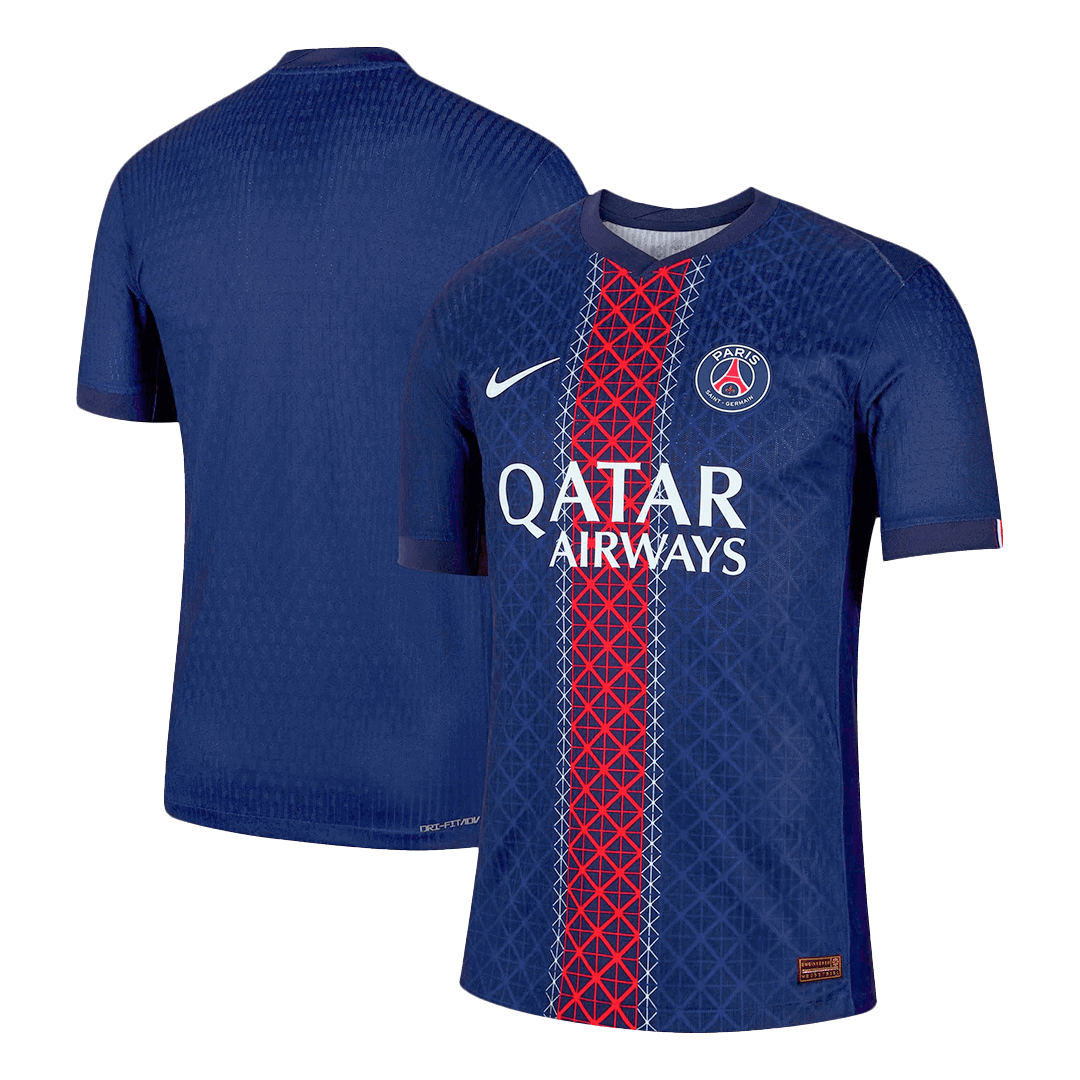PSG Mens Home Soccer Jersey 2025/26 Navy - Player Version