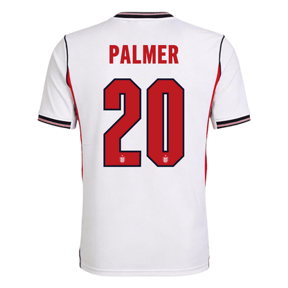 PALMER #20 England Mens Home Soccer Jersey World Cup 2026 White