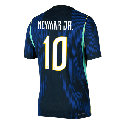 NEYMAR JR. #10 Brazil Mens Away Soccer Jersey World Cup 2026 Navy - Player Version