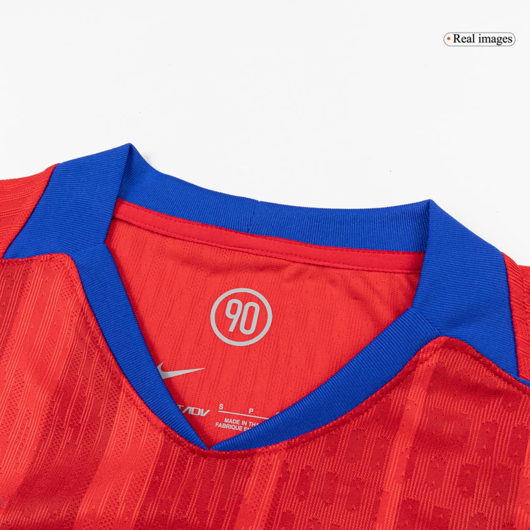 PSG Mens Third Away Soccer Jersey 2025/26 Red - Player Version