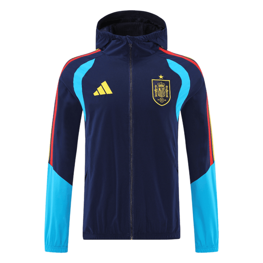Spain Mens Training Jacket 2026 Blue&Black
